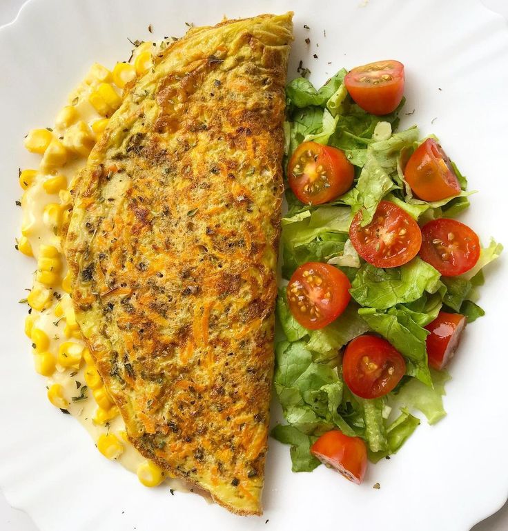 Omelette Pollo y Maicitos